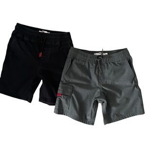 Levi's Navy and Charcoal Cargo Short Set